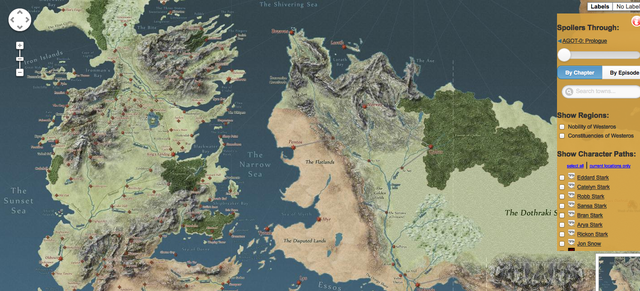Eine interaktive Game of Thrones-Karte - seriesly AWESOME
