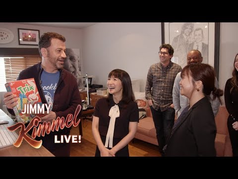 Marie Kondo Helps Jimmy Kimmel Tidy Up