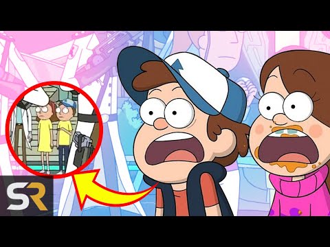 10 Gravity Falls Easter Eggs Hidden In Rick And Morty