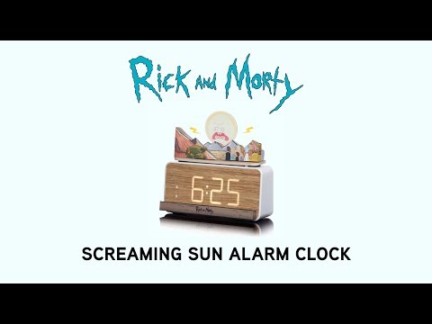 Rick and Morty Screaming Sun Alarm Clock from ThinkGeek