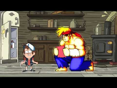 Gravity Falls: Paul Robertson pixel art animation, part 1