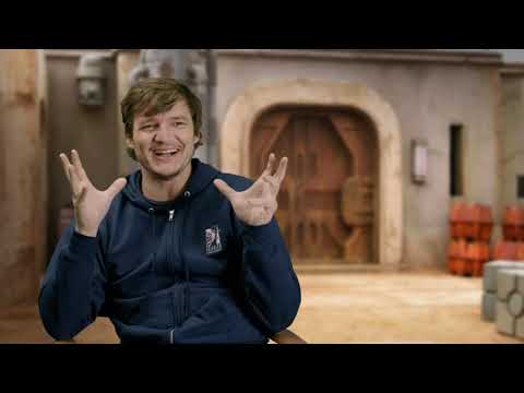 The Mandalorian: Pedro Pascal Official TV Interview - Disney Plus | ScreenSlam