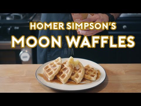 Binging with Babish: Homer Simpson&#039;s Patented Space Age Out-Of-This-World Moon Waffles