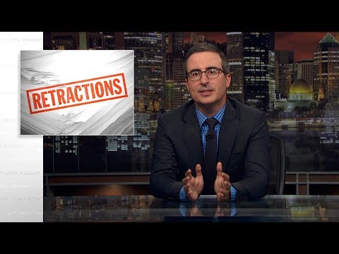 Retractions: Last Week Tonight with John Oliver (Web Exclusive)