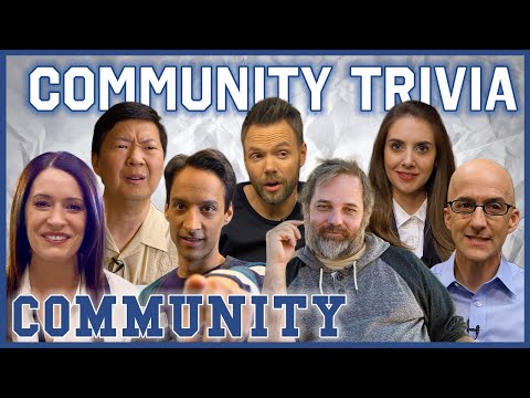 The Cast &amp; Crew Of Community Answer Trivia Questions! | Community