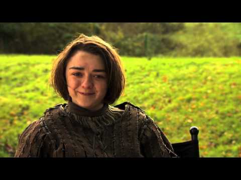 Game of Thrones: Roast Joffrey - Maisie Williams Impersonates Joffrey (HBO)