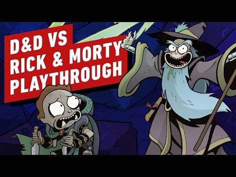 Dungeons &amp; Dragons vs Rick and Morty Starter Set Playthrough Part 1