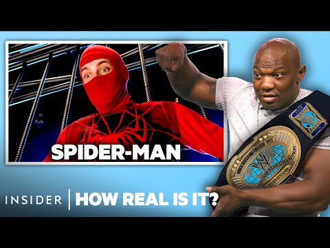 WWE Superstar Shelton Benjamin Rates 9 Pro Wrestling Scenes From Movies and TV | How Real Is It?