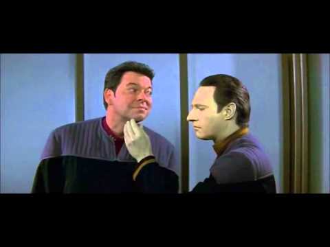 Shaving Test, Commander Data &amp; Commander Riker, Star Trek Insurrection