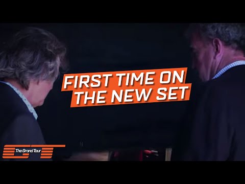 Jeremy Clarkson, Richard Hammond, and James May&#039;s First Walk On The New Set | The Grand Tour