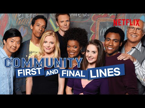 Every First and Last Line in Community | Netflix