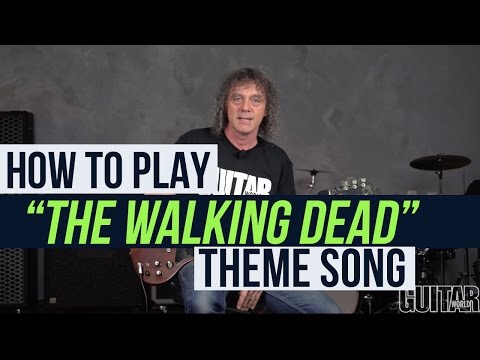 How to Play &quot;THE WALKING DEAD&quot; Theme on Guitar!
