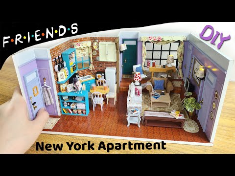 DIY Miniature New York Apartment (FRIENDS Sitcom inspired kit)
