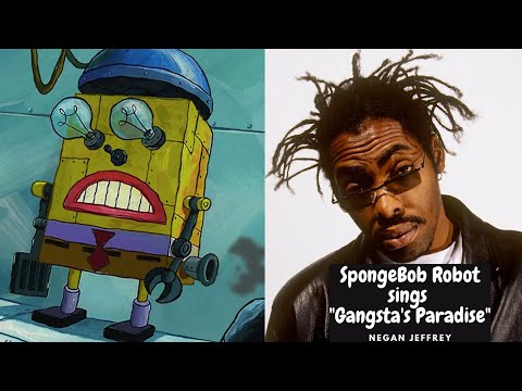 SpongeBob sings &quot;Gangsta&#039;s Paradise&quot; by Coolio ft. L.V. [Full Song]