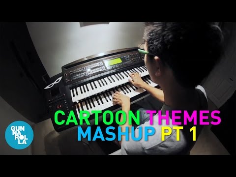 90&#039;s Cartoon Theme Songs Mashup (Yamaha Electone)