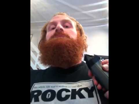 Kristofer Hivju gets a shave.