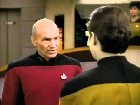 Star Trek - The Next Generation. Banned Clip from &#039;The High Ground&#039;