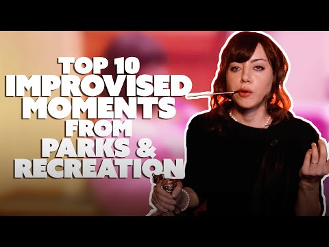 Top 10 Improvised Lines from Parks &amp; Recreation| Comedy Bites