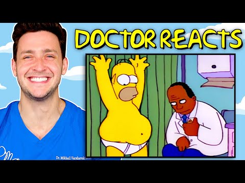 Doctor Reacts To Simpsons Medical Scenes