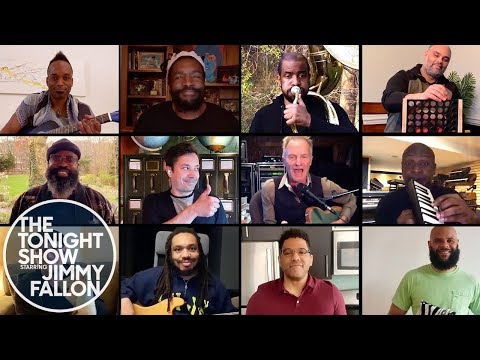 Jimmy Fallon, Sting &amp; The Roots Remix &quot;Don&#039;t Stand So Close to Me&quot; (At-Home Instruments)