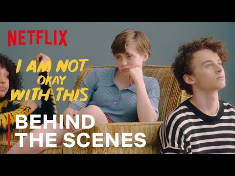 I Am Not Okay With This BTS | Sophia Lillis &amp; Wyatt Oleff Dance To An Awkward Song | Netflix