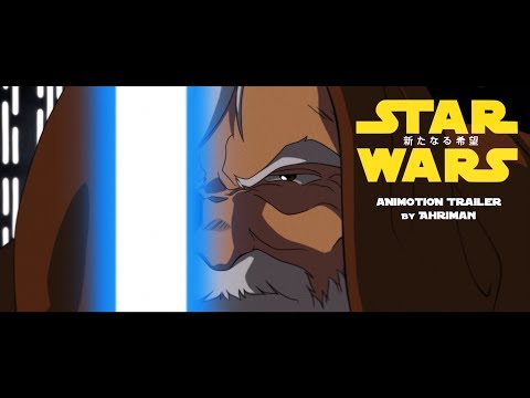 &quot;STAR WARS: A NEW HOPE&quot; Animotion Trailer