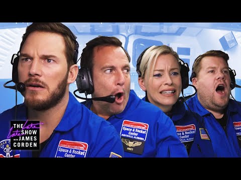 Astronaut Training w/ Chris Pratt, Elizabeth Banks &amp; Will Arnett