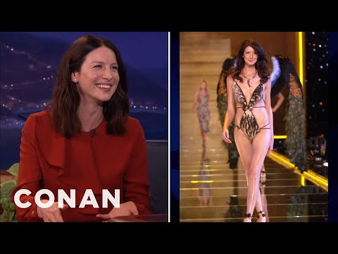 Caitriona Balfe Was The Whitest Victoria’s Secret Model | CONAN on TBS