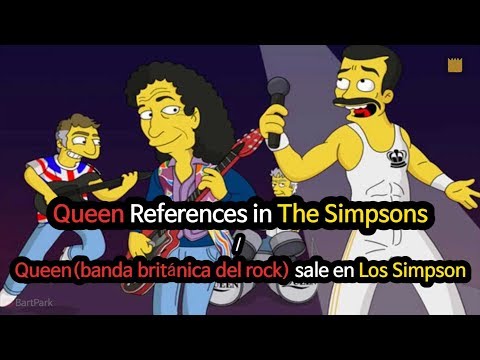 &quot;Queen&quot; References in The Simpsons / &quot;Queen&quot; sale en Los Simpson