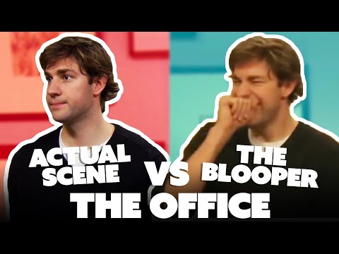 Bloopers VS. The Actual Scene: The Office U.S. Edition | Comedy Bites
