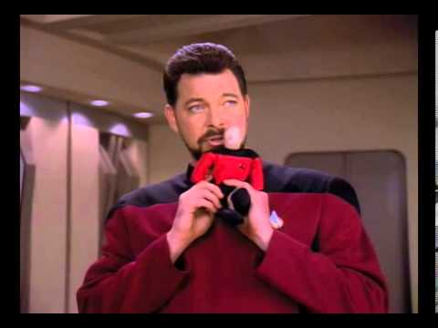 Captain Picard Day (Star Trek TNG S07E12 The Pegasus) Riker funny