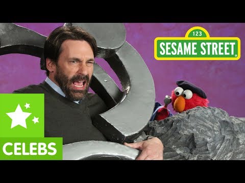 Sesame Street: Jon Hamm and Elmo -- Sculpture
