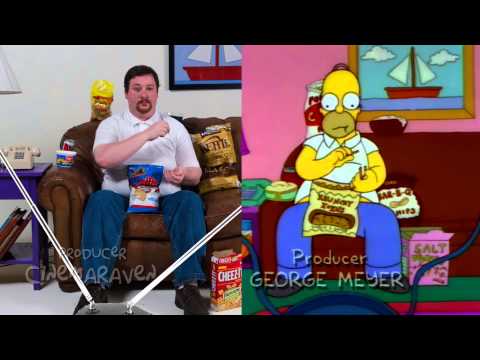 Snacking with Homer Simpson