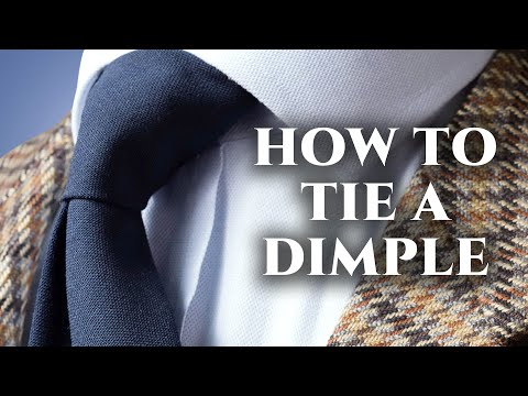 Tie Dimple Guide - How to Tie a Tie With a Dimple Every Time with Any Knot