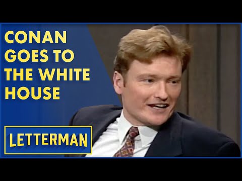 Conan O’Brien&#039;s Embarrassing White House Moment | Letterman