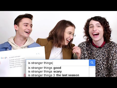 Millie Bobby Brown, Finn Wolfhard &amp; Noah Schnapp Answer the Web&#039;s Most Searched Questions | WIRED