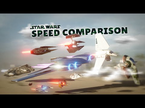SPEED COMPARISON 3D | Star Wars
