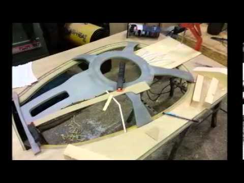 Star Trek The Next Generation D Bridge Model in the making Part 1