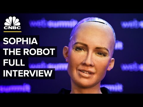 Interview With The Lifelike Hot Robot Named Sophia (Full) | CNBC