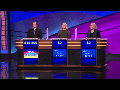 Unusual Jeopardy! 3 way loss (1/18/16)