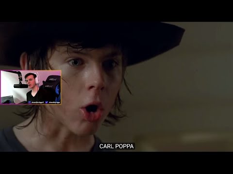 Chandler Riggs (Carl Grimes) reacts to BLR&#039;s The Walking (And Talking) Dead. (And Carl Poppa)