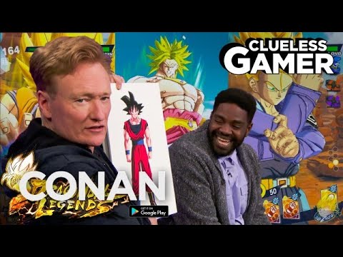 Clueless Gamer: &quot;Dragon Ball Legends&quot; With Ron Funches | CONAN on TBS