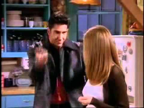 Friends - Ross gives the finger