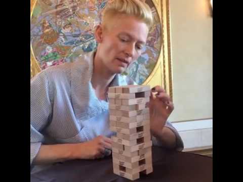 Benedict Cumberbatch &amp; Tilda Swinton || Jenga &amp; Interview