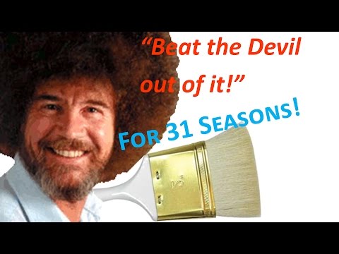 Beat the Devil Out of It | 31 Seasons of Bob Ross Cleaning His Brush