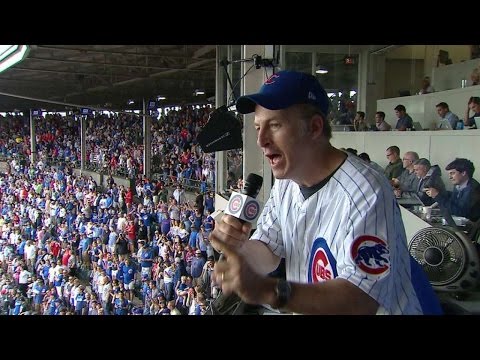 STL@CHC: Odenkirk sings &#039;Take Me Out to the Ballgame&#039;