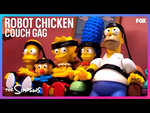 The Simpsons | Robot Chicken Couch Gag