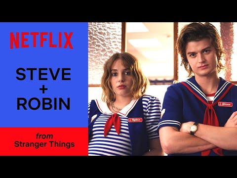 Steve and Robin&#039;s Best Moments in Stranger Things | Netflix