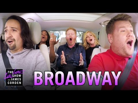 Broadway Carpool Karaoke ft. Hamilton &amp; More