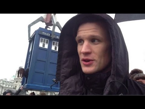 The Doctor at Trafalgar Square - Doctor Who: 50th Anniversary Special - BBC One